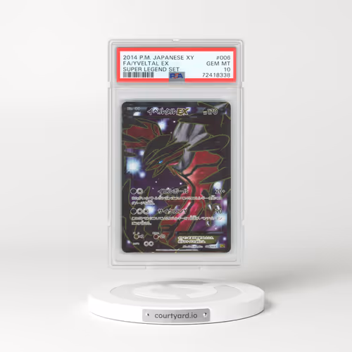2014 Pokémon XY Super Legend Set #006 Yveltal EX - Holo Full Art (PSA 10 GEM MINT)
