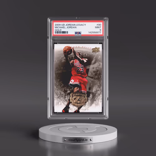 2009 Upper Deck Jordan Legacy Gold #90 Michael Jordan (PSA 9 MINT)