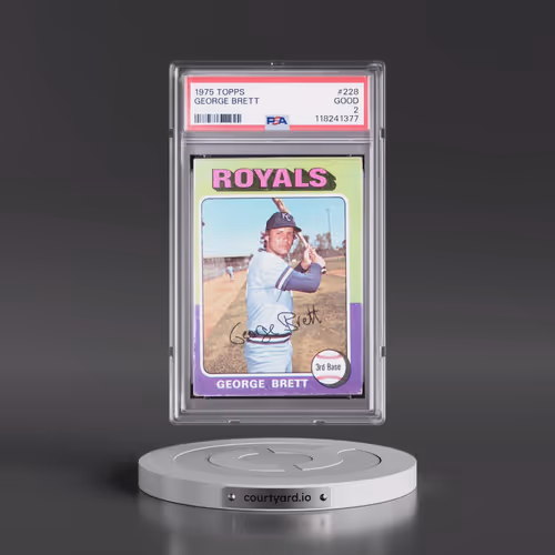 1975 Topps #228 George Brett (PSA 2 GOOD)