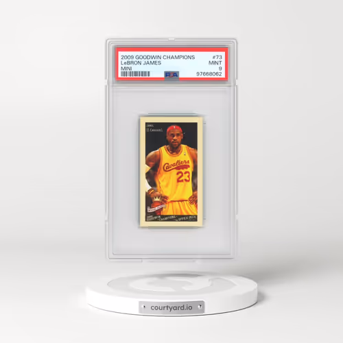 2009 Goodwin Champions #73 LeBron James - Mini (PSA 9 MINT)