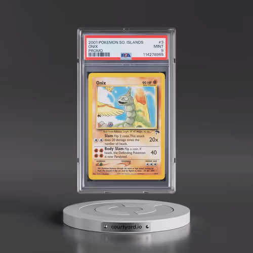2001 Pokémon Southern Islands Promo #3 Onix (PSA 9 MINT)