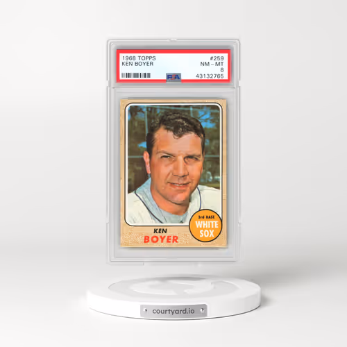 1968 Topps #259 Ken Boyer (PSA 8 NM-MT)