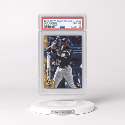 2020 Topps Complete Set #392 Luis Robert - Gold Stars (PSA 10 GEM MINT)