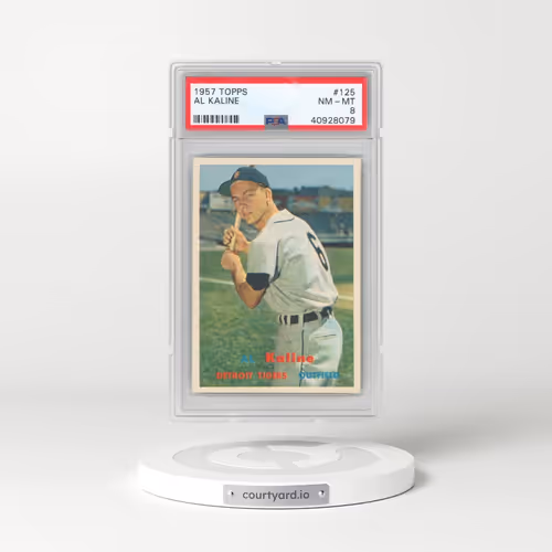 1957 Topps #125 Al Kaline (PSA 8 NM-MT)