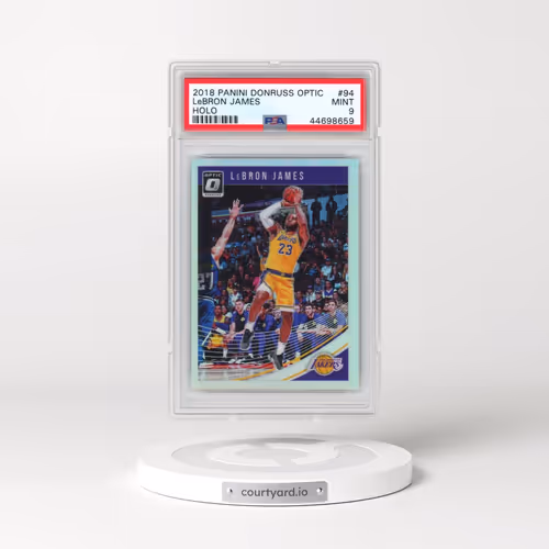 2018 Panini Donruss Optic #94 LeBron James - Holo (PSA 9 MINT)