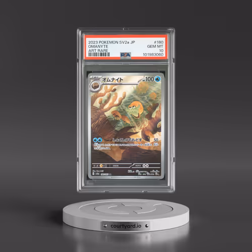 2023 Pokémon Sv2a-Pokemon 151 #180 Omanyte - Art Rare (PSA 10 GEM MINT)