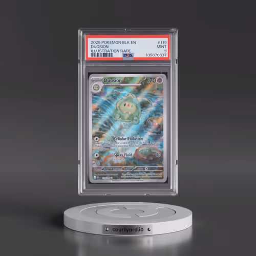 2025 Pokémon Blk EN-Black Bolt #119 Duosion - Illustration Rare (PSA 9 MINT)