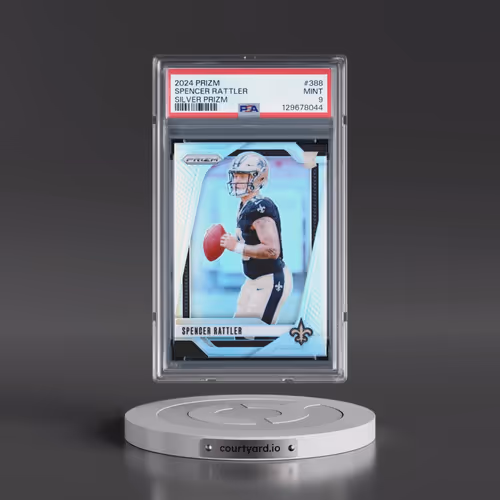 2024 Panini Prizm #388 Spencer Rattler - Silver Prizm (PSA 9 MINT)