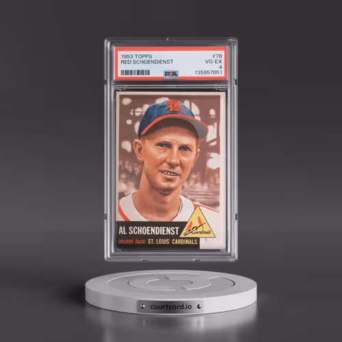1953 Topps #78 Red Schoendienst (PSA 4 VG-EX)