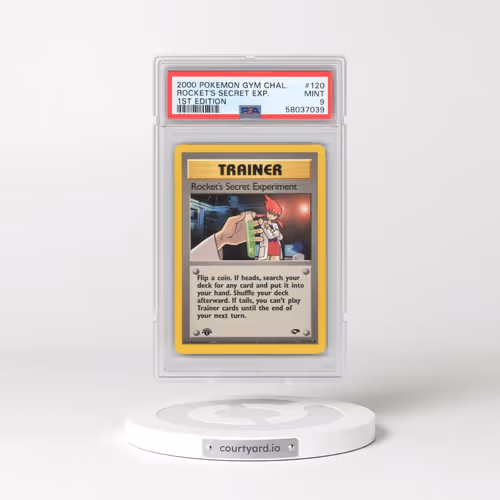 2000 Pokémon Gym Challenge #120 Rocket's Secret Experiment - 1st Edition (PSA 9 MINT)