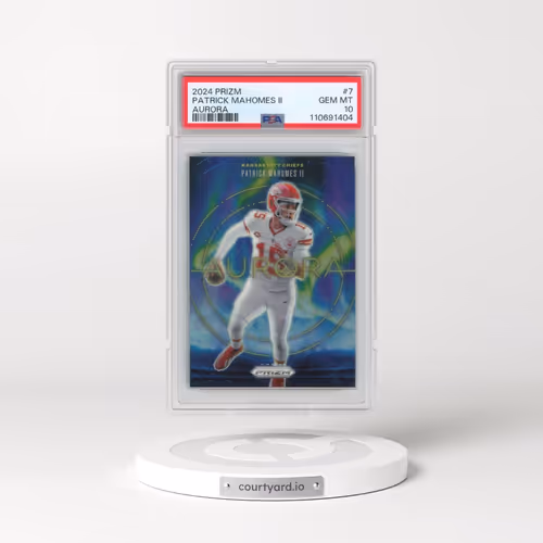 2024 Panini Prizm Aurora #7 Patrick Mahomes II (PSA 10 GEM MINT)
