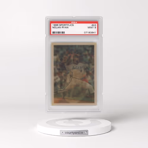 1986 Sportflics #43 Nolan Ryan (PSA 9 MINT)
