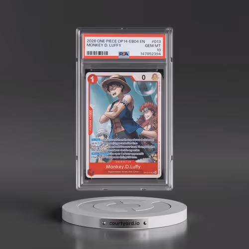 2026 One Piece OP14-EB04-the Azure Sea's Seven #013 Monkey D. Luffy (PSA 10 GEM MINT)