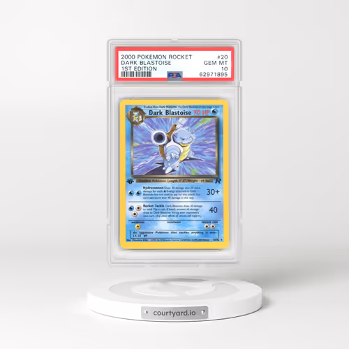 2000 Pokémon Rocket #20 Dark Blastoise - 1st Edition (PSA 10 GEM MINT)