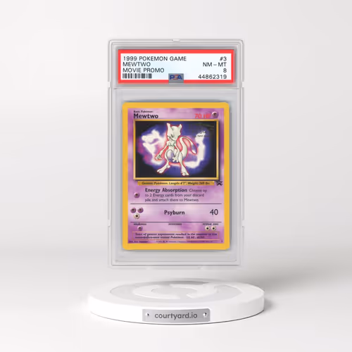 1999 Pokémon Game Movie #3 Mewtwo - Movie Promo (PSA 8 NM-MT)