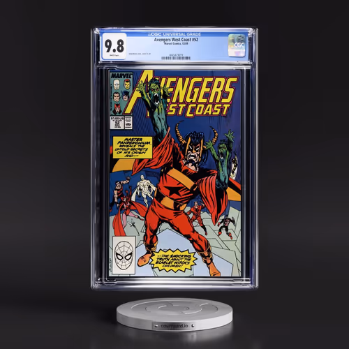 Avengers West Coast #52 CGC 9.8 White Pages (Marvel Comics, 12/89) - Universal