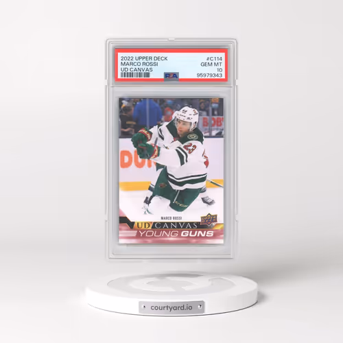 2022 Upper Deck UD Canvas #C114 Marco Rossi (PSA 10 GEM MINT)