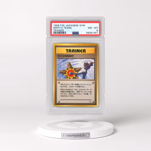 1998 Pokémon Gym Misty's Tears - Trainer (PSA 8 NM-MT)