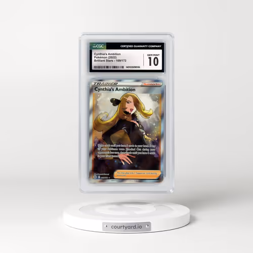 2022 Brilliant Stars #169/172 Cynthia's Ambition - Ultra Rare Holo (CGC 10 GEM MINT)
