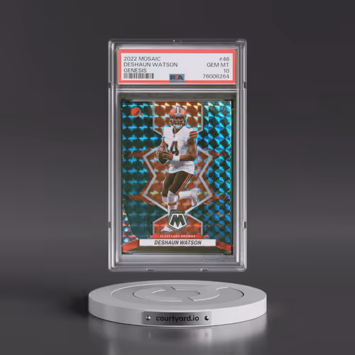 2022 Panini Mosaic #46 Deshaun Watson - Genesis (PSA 10 GEM MINT)