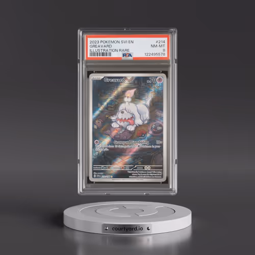 2023 Pokémon Svi EN-Scarlet & Violet #214 Greavard - Illustration Rare (PSA 8 NM-MT)