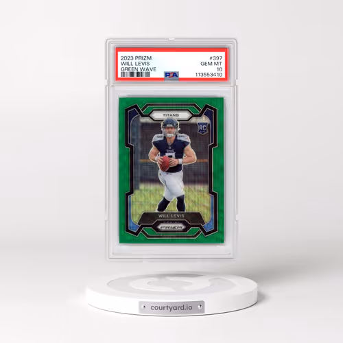 2023 Panini Prizm #397 Will Levis - Green Wave (PSA 10 GEM MINT)