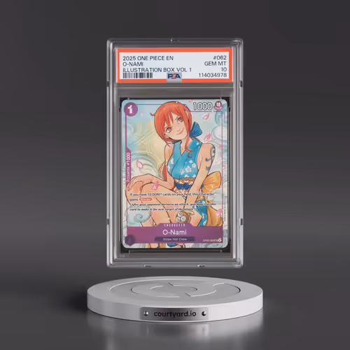 2025 One Piece Promos #062 O-Nami - Illustration Box Vol 1 (PSA 10 GEM MINT)