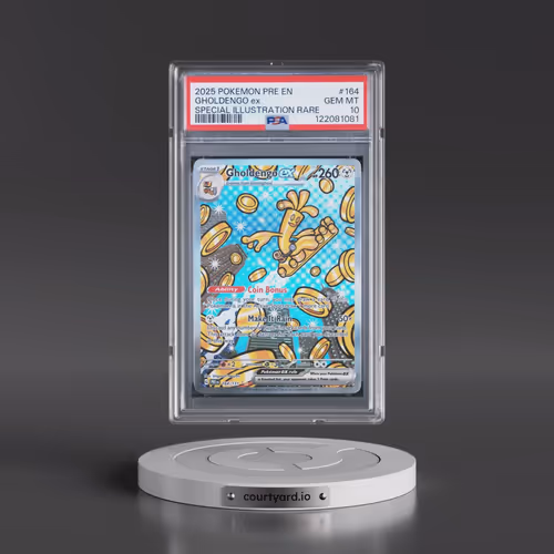 2025 Pokémon Pre EN-Prismatic Evolutions #164 Gholdengo EX - Holo Special Illustration Rare (PSA 10