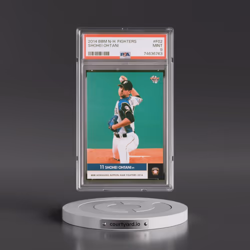 2014 BBM Hokkaido Nippon Ham Fighters #F02 Shohei Ohtani (PSA 9 MINT)