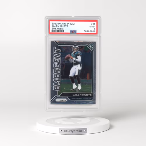2020 Panini Prizm Emergent #12 Jalen Hurts (PSA 9 MINT)