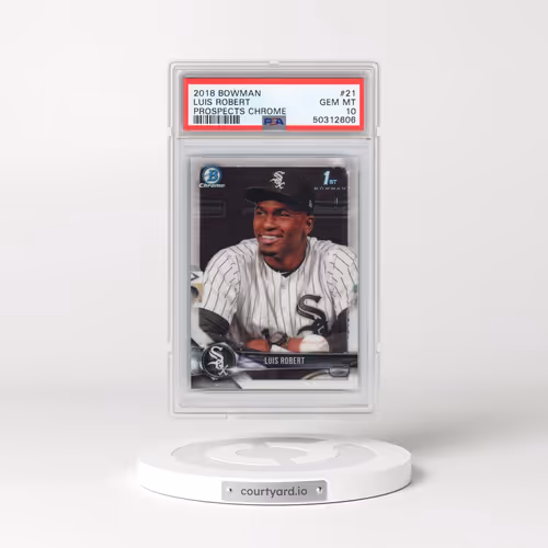 2018 Bowman Prospects Chrome #21 Luis Robert (PSA 10 GEM MINT)