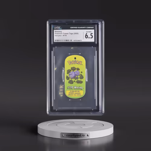 2000 Pokémon Trainer Tags (2000 Dairylea) - English #110 Weezing (CGC 6.5 EX-NM+)