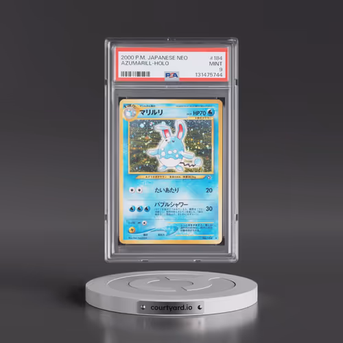 2000 Pokémon Neo #184 Azumarill - Holo (PSA 9 MINT)
