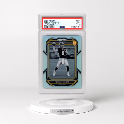 2022 Panini Prizm #301 Kenny Pickett - Variation (PSA 9 MINT)