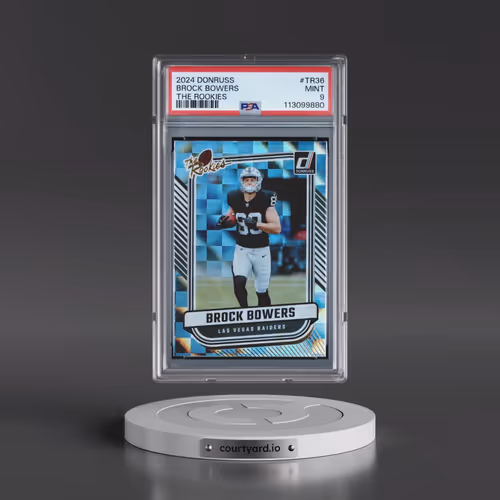 2024 Panini Donruss the Rookies #TR36 Brock Bowers (PSA 9 MINT)