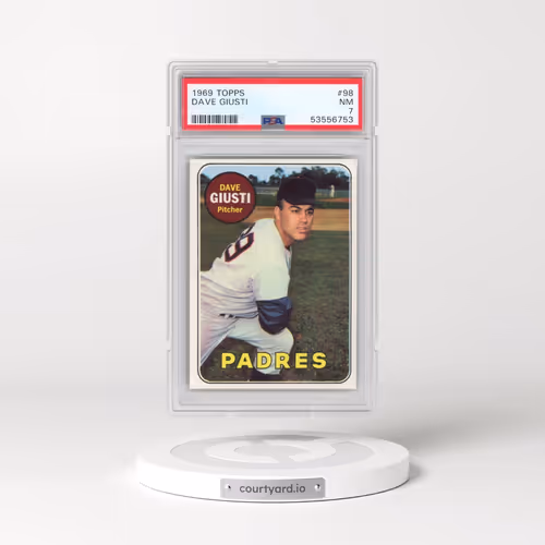1969 Topps #98 Dave Giusti (PSA 7 NM)