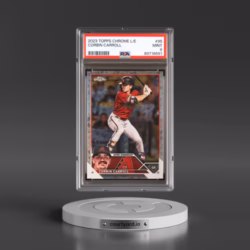 2023 Topps Chrome Logofractor Edition #95 Corbin Carroll (PSA 9 MINT)