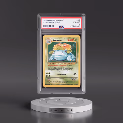1999 Pokémon Game #15 Venusaur - Holo (PSA 6 EX-MT)