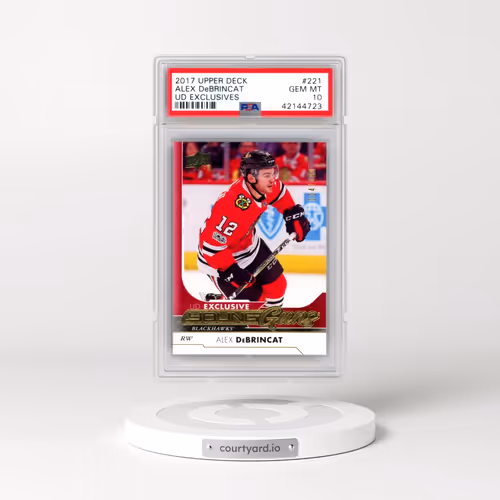 2017 Upper Deck #221 Alex DeBrincat - UD Exclusives (PSA 10 GEM MINT)
