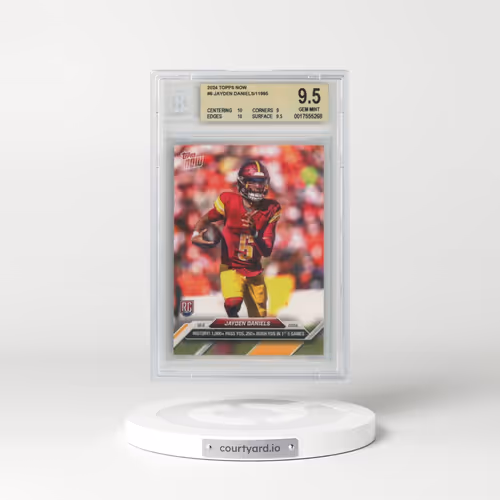 2024 Topps Now #6 Jayden Daniels (BGS 9.5 GEM MINT)