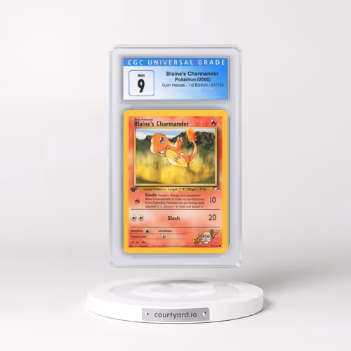 2000 Gym Heroes #61/132 Blaine's Charmander - 1st Edition 1st Edition (CGC 9 MINT)