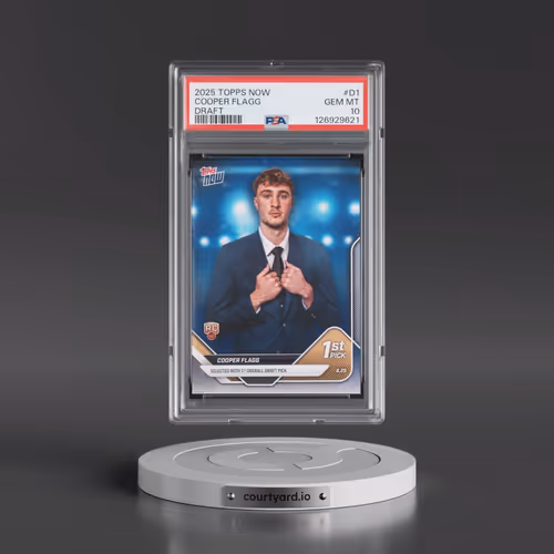 2025 Topps Now Draft #D1 Cooper Flagg (PSA 10 GEM MINT)