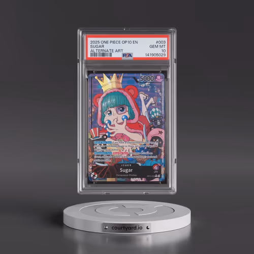 2025 One Piece OP10-Royal Blood #003 Sugar - Alternate Art (PSA 10 GEM MINT)