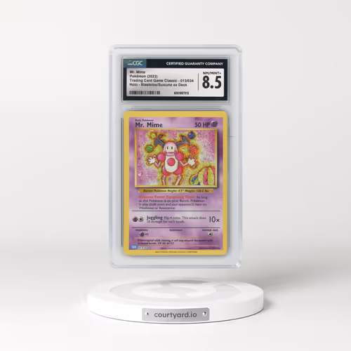 2023 Trading Card Game Classic - CLV, CLC, CLB #013/034 Mr. Mime Blastoise & Suicune ex Deck - CLB Holo