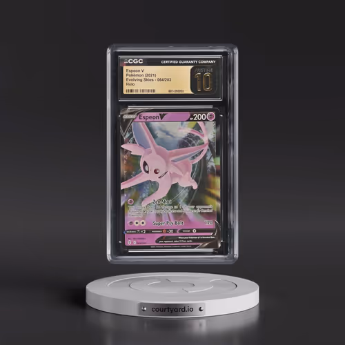2021 Evolving Skies #064/203 Espeon V - Holo Ultra Rare (CGC 10 PRISTINE)