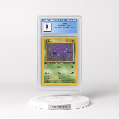 2000 Team Rocket #70/82 Zubat - 1st Edition 1st Edition (CGC 9 MINT)