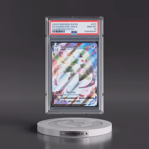 2020 Pokémon Sword & Shield Champion's Path #017 Gardevoir Vmax - Full Art (PSA 10 GEM MINT)