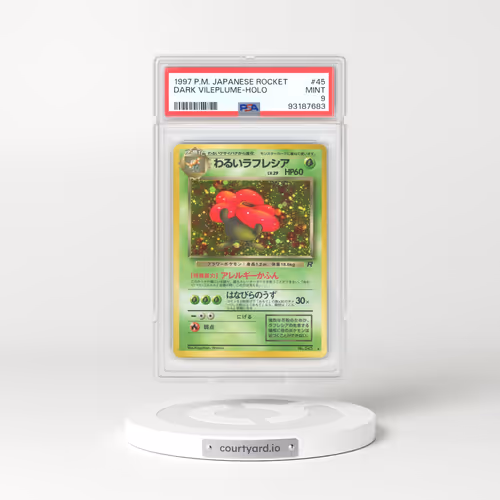 1997 Rocket Gang #45 Dark Vileplume - Holo (PSA 9 MINT)