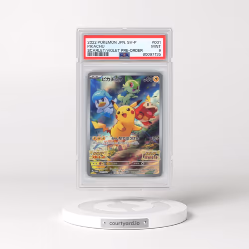 2022 Pokémon SV Promo #001 Pikachu - Scarlet & Violet Pre-Order (PSA 9 MINT)