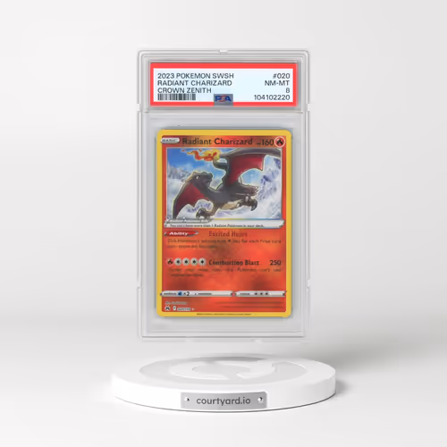 2023 Pokémon Sword and Shield Crown Zenith #020 Radiant Charizard - Holo (PSA 8 NM-MT)